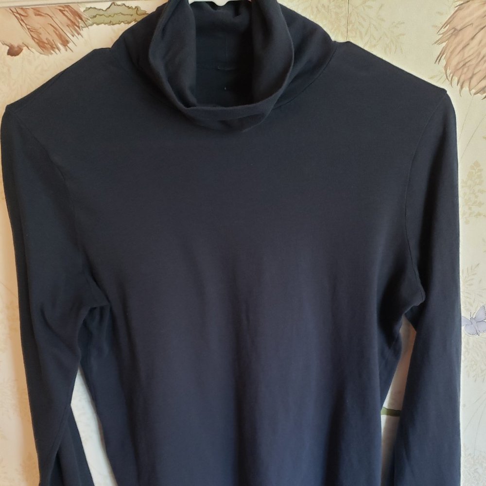 Everlane navy turtleneck
